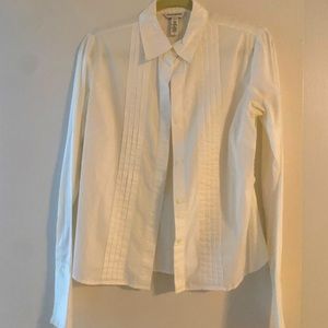 Banana Republic white blouse
